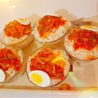 Chantaboon rice sticks  with stew and eggs!|Jay Kingさん