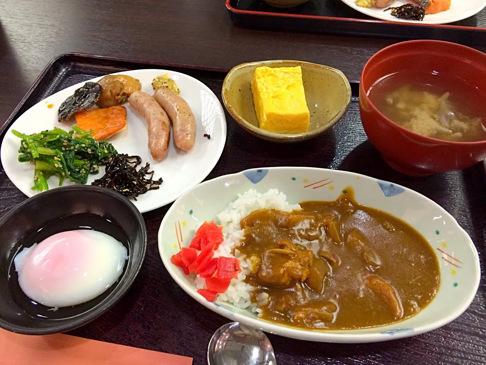 蔦温泉 朝食バイキング|ほくろさん