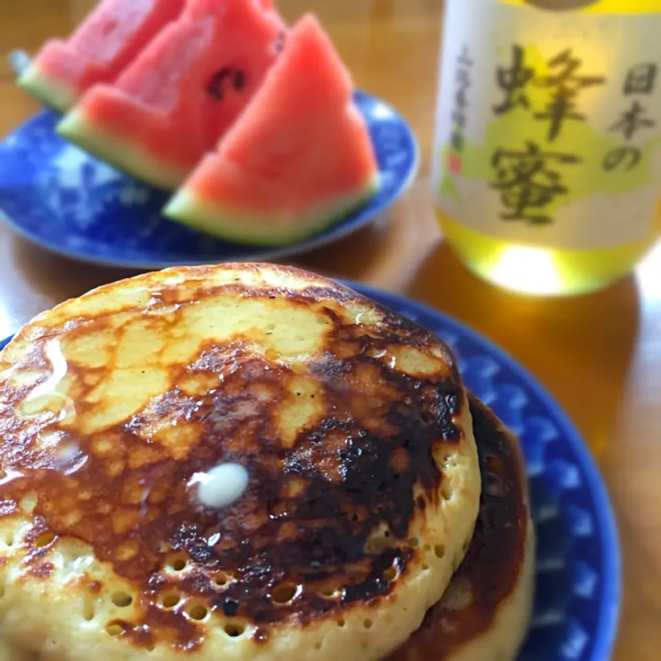 はちみつたっぷりホットケーキ|みつなち☆さん