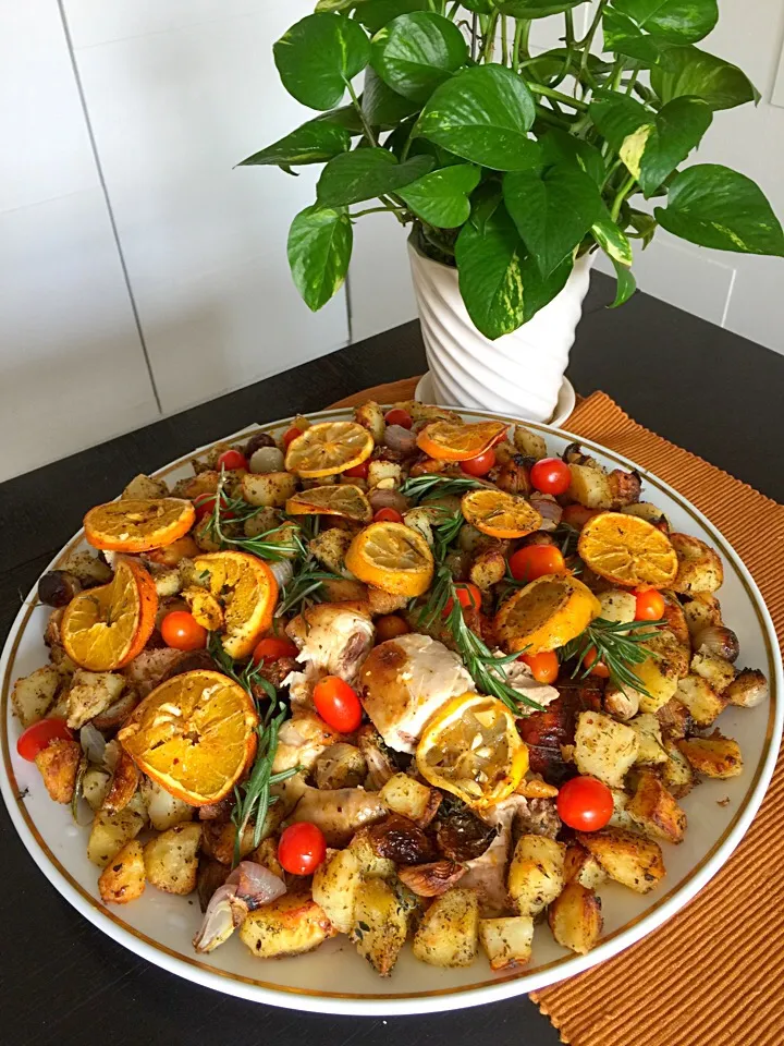 Italian Citrus Herbs Roasted Chicken|Colleen Teoさん