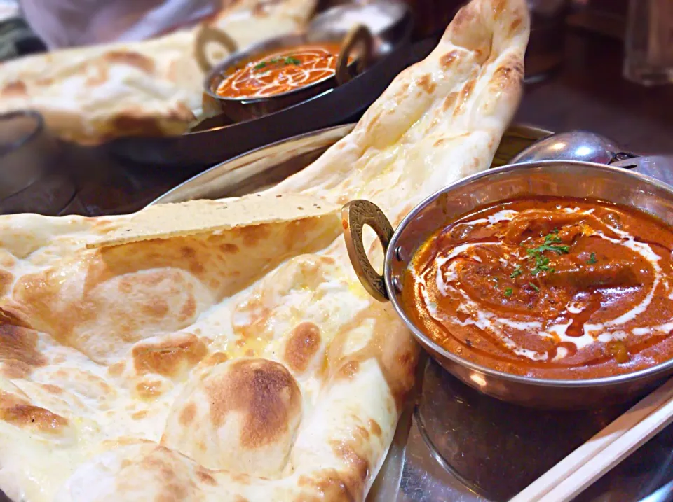 インドネパール料理店でアスパラチキンカレー♡|にゃるさん