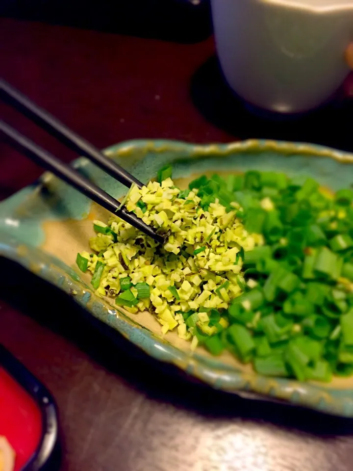 今日のお蕎麦は、切りワサビで。|rina matsunagaさん