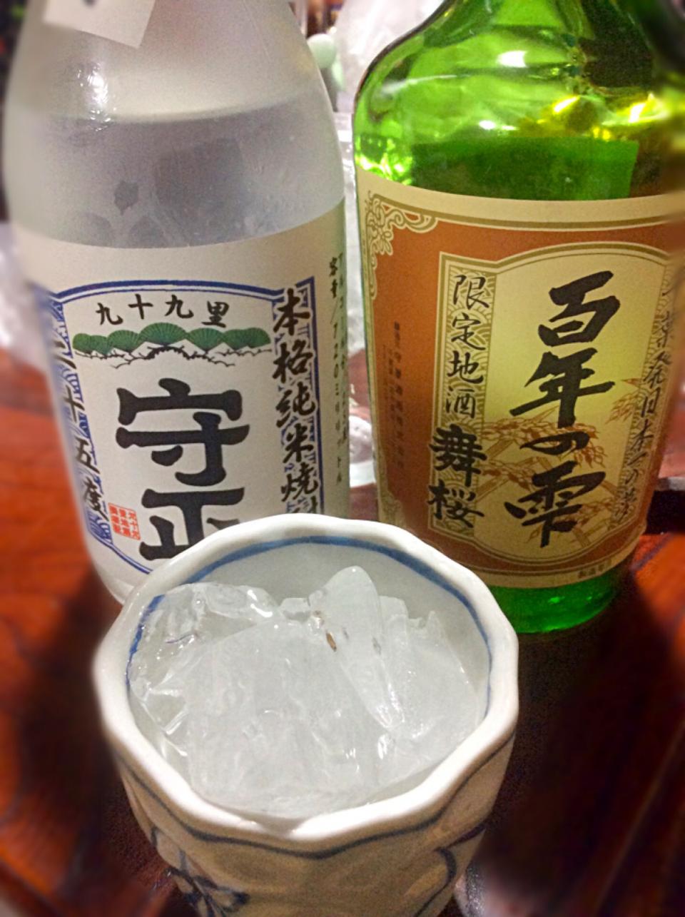 守屋酒造の日本酒と米焼酎
