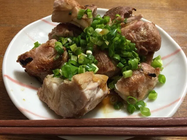 鶏🐓モモ肉の塩焼き❗️꒰✪ૢꇵ✪ૢ꒱ෆ⃛ෆ⃛ೄ✨|サソリさん