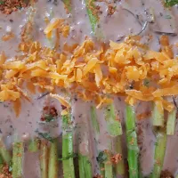 baked asparagus with cheddar|Smriti Sanganeria Sarawagiさん