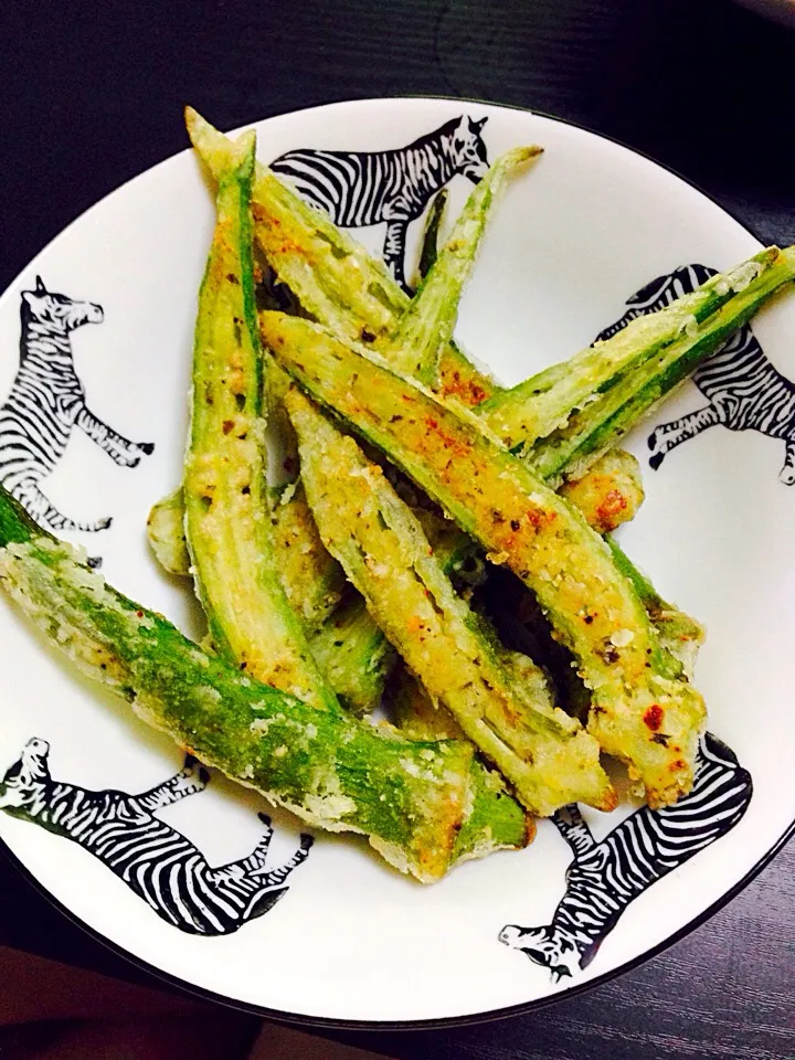 Jumbo Okra Fritter|Seagrapesさん