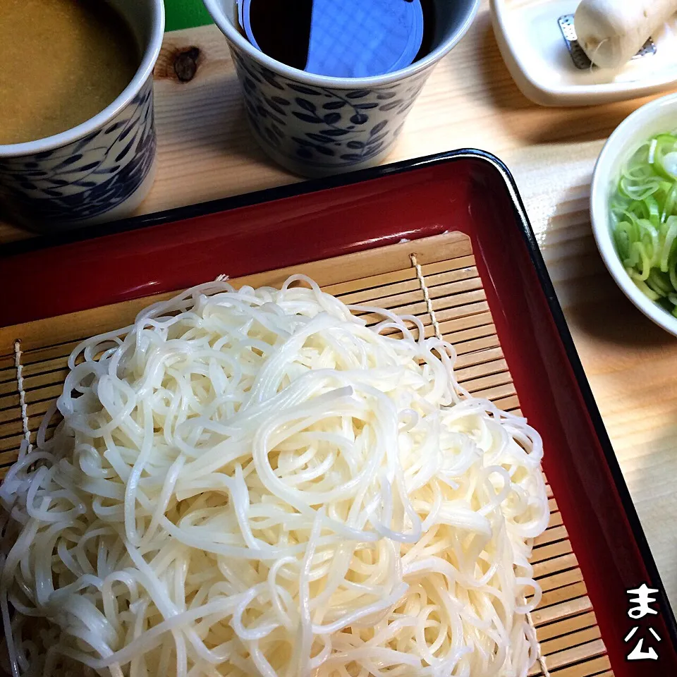 素麺 呉汁で。|まる(丸大豆)さん