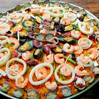 Paella de mariscos|Mau CRさん