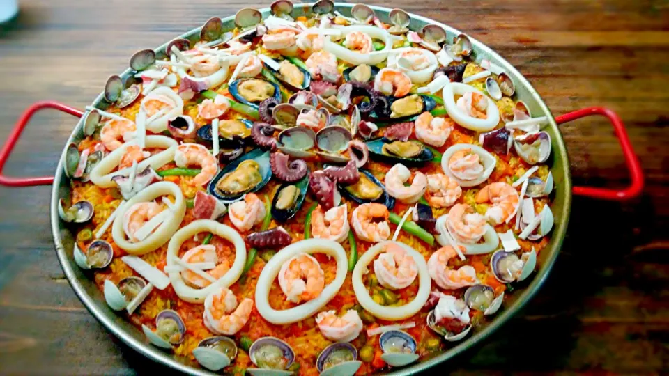 Paella de mariscos|Mau CRさん