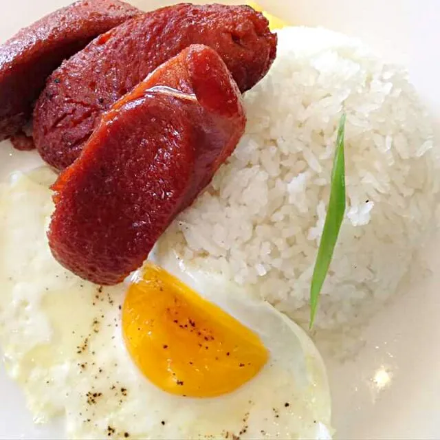 bologna eggs and rice|CHUENCHAIさん