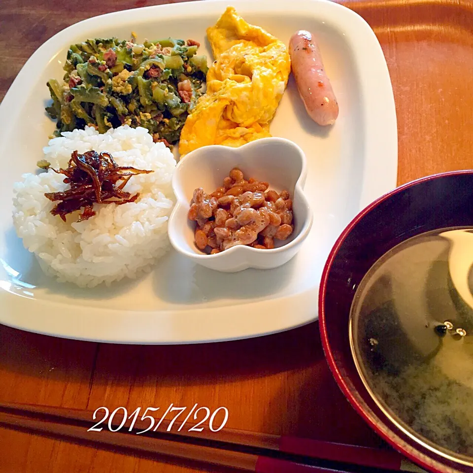 Snapdishの料理写真:朝ごはん 2015・7・20|ローゼルさん