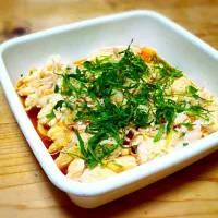 鶏肉の薬味だれ漬け