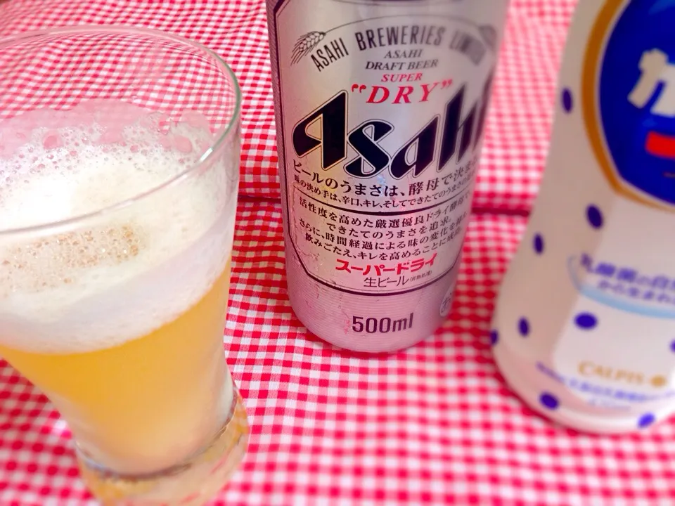 ビールにカルピス…f^_^;|foochanさん