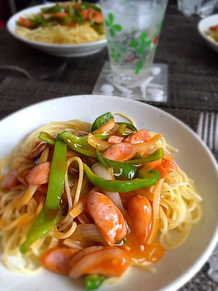 ナポリタンスパゲッティ。|あーいー🍚さん