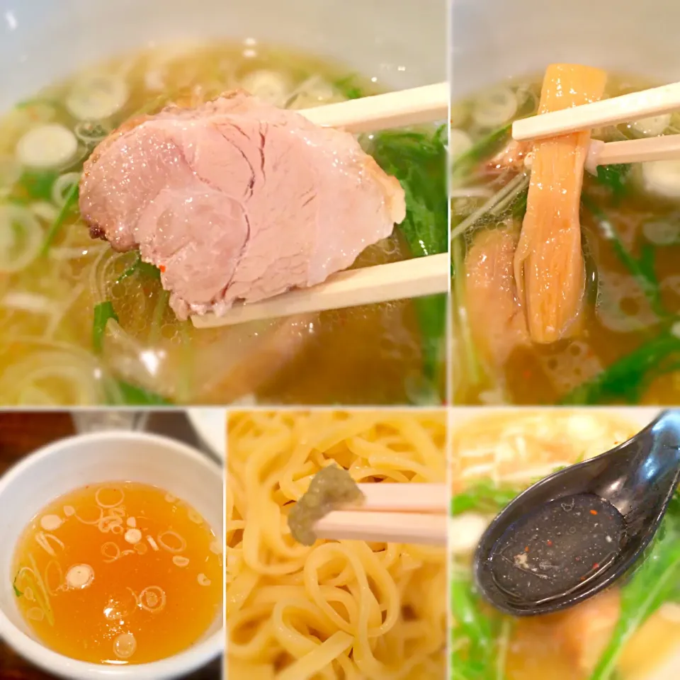 Snapdishの料理写真:塩つけ麺のあれやこれや|morimi32さん