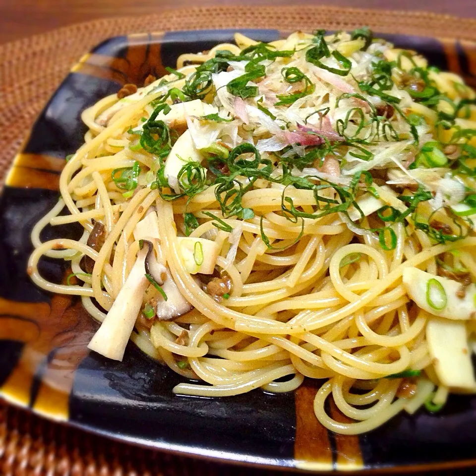 シジミの佃煮で和風パスタ( ´ ▽ ` )ﾉ|nao子さん