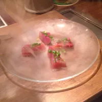 Snapdishの料理写真:恵比寿 らんぷ もくもくでモテるカツオ|小春さん