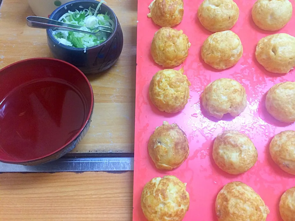 明石焼き〜in魚の棚|のんきーもんきーさん