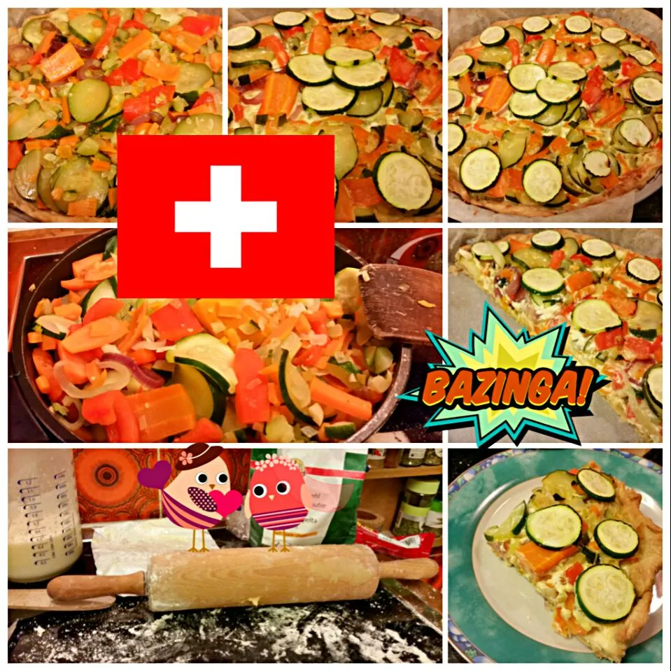 Snapdishの料理写真:Swiss vegetable Quiche 😊😚
 #quiche
 #Swiss cuisine|Najeskaさん