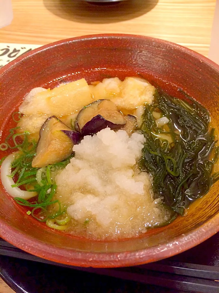 揚げ餅茄子うどん|ともこさん