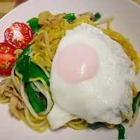 家にある材料で、甘辛焼きそばミーゴレン風|マカロニ公爵さん