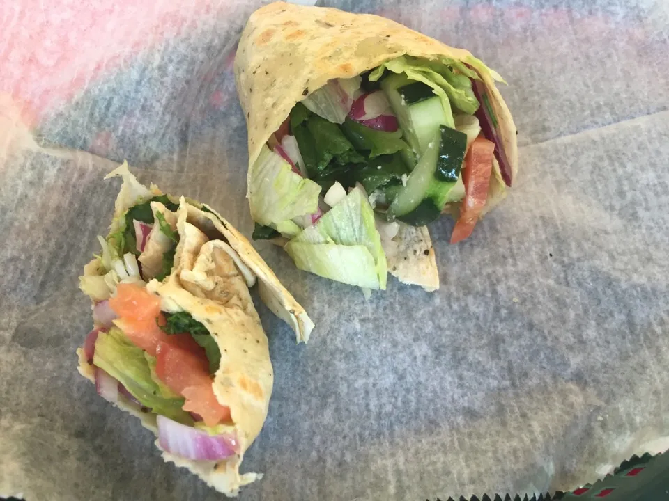 Veggie wrap with corn tortilla|Georgeさん