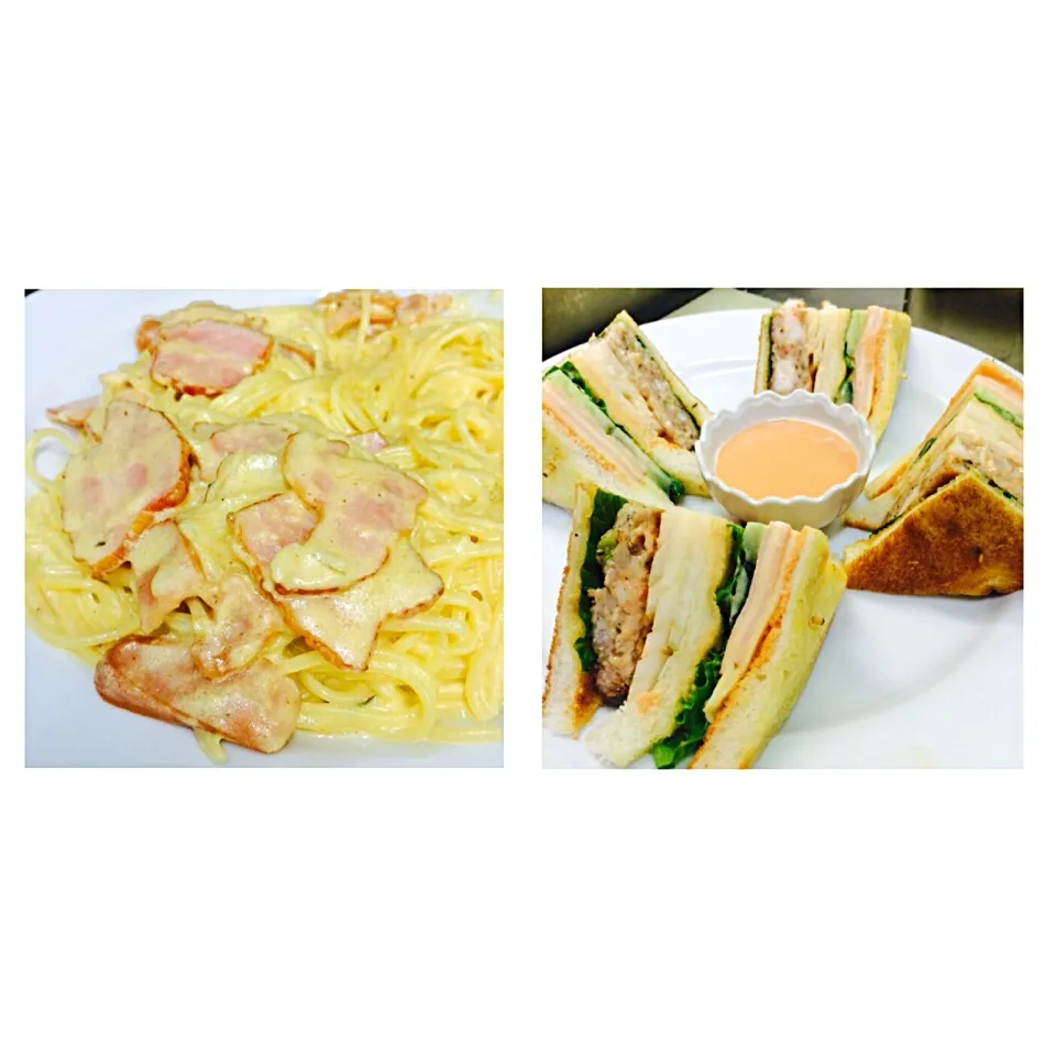 Spaghetti ~ Club sandwich|Nanaさん