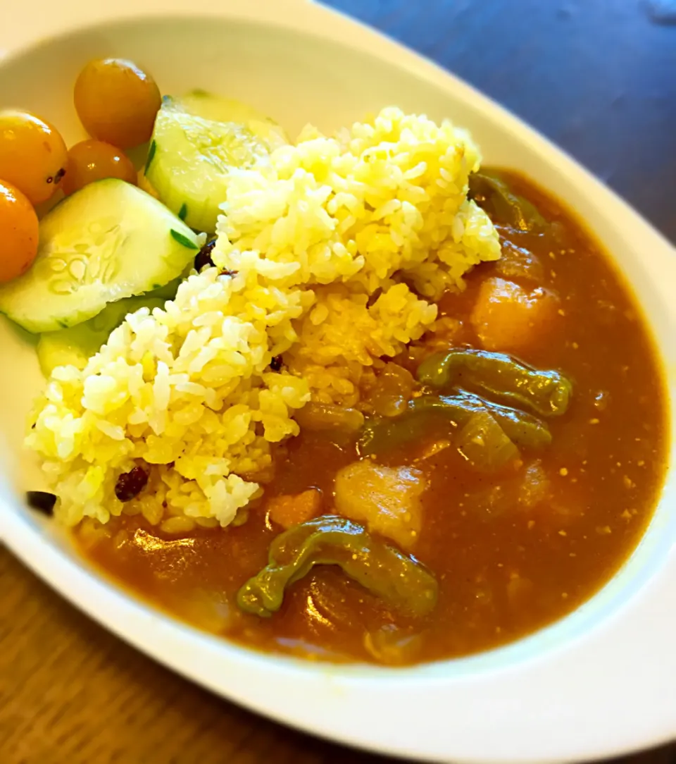 とん畑の獅子唐とじゃがいものカレー|tonさん