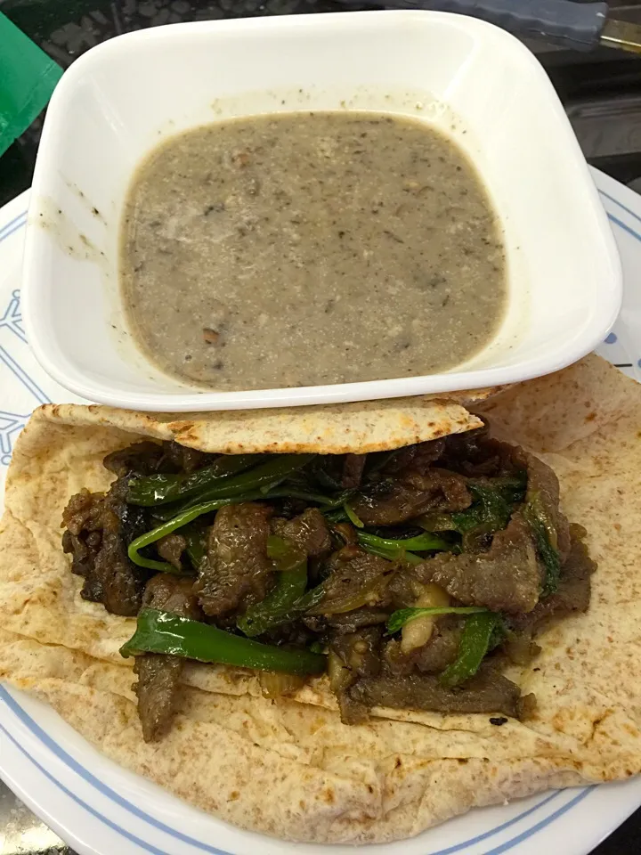 Mushroom Soup & Beef Wraps|Colleen Teoさん