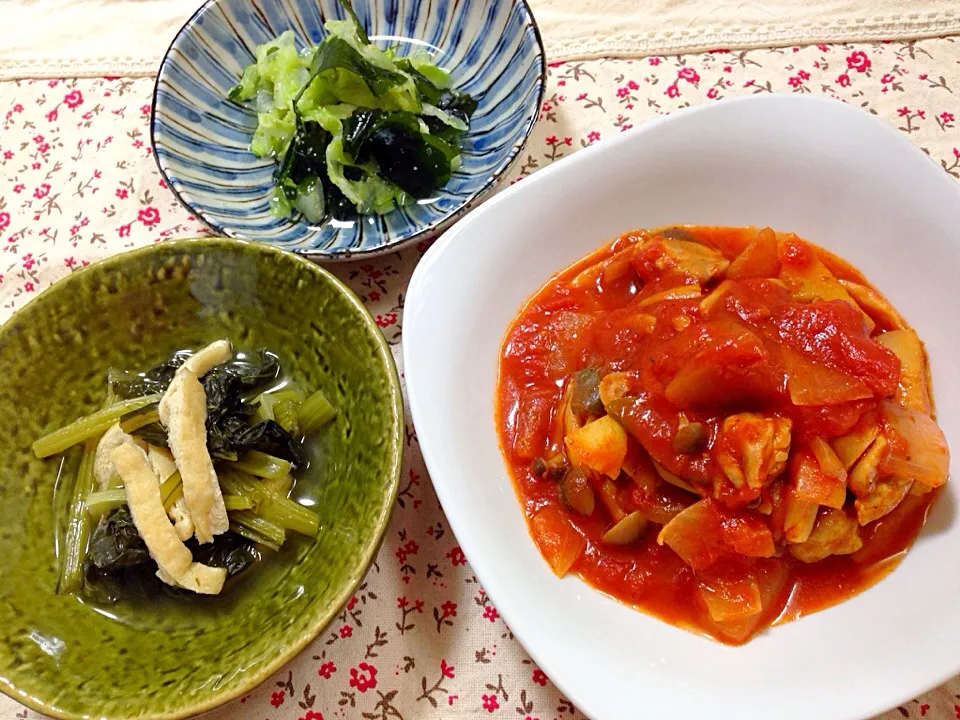 鶏肉と野菜のトマト煮込み✨|ほなさん