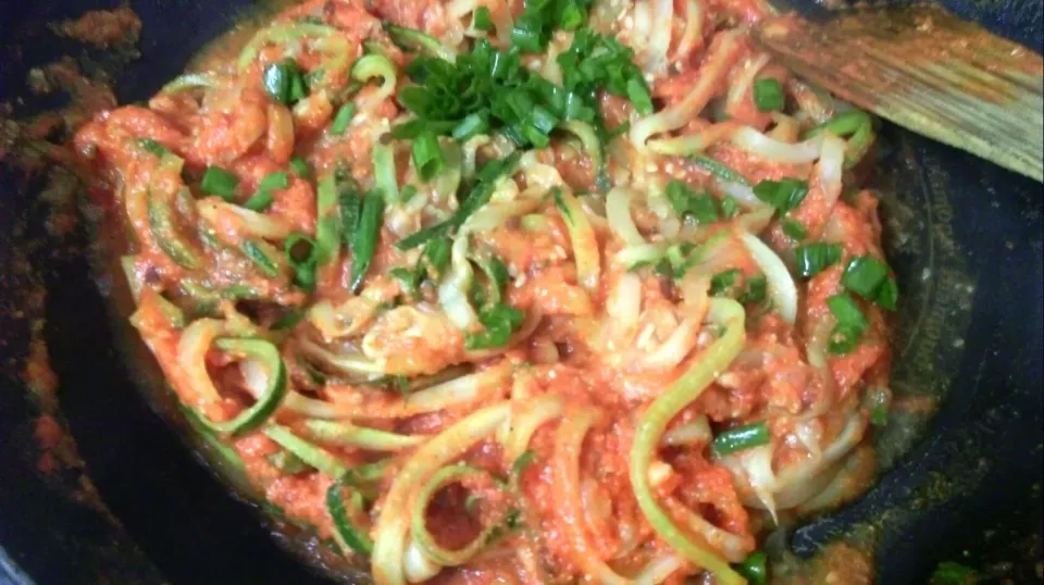 zoodles in tomato sauce...|Kruthika Nabhaさん