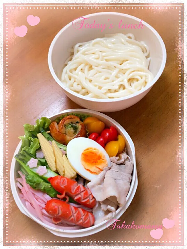 冷やしうどん〜弟の部活弁当|たかこママさん