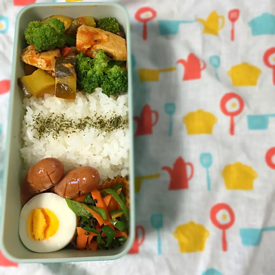 Snapdishの料理写真:お弁当◎ 見た目変わりないけどお弁当箱チェンジしました〜🙋|しょちちさん