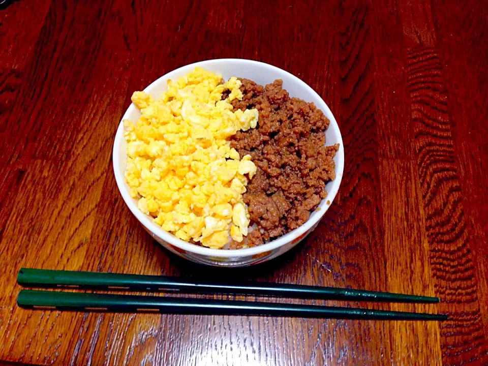 二色丼！(｀・ω・´)ｷﾘｯ|やぎりんさん