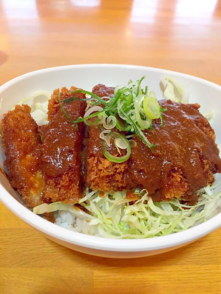 味噌カツ丼|くぅさん