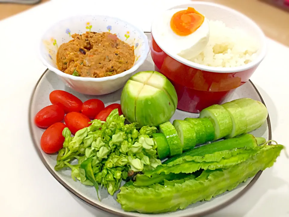 Numprik Platuu with vegetables|Koong Loveableloveさん