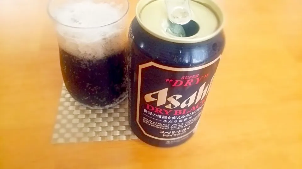 珍しく黒ビールで晩酌|こむぎさん