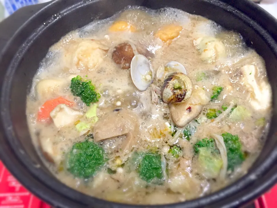 Snapdishの料理写真:沙茶火鍋🍲|Delphiaさん