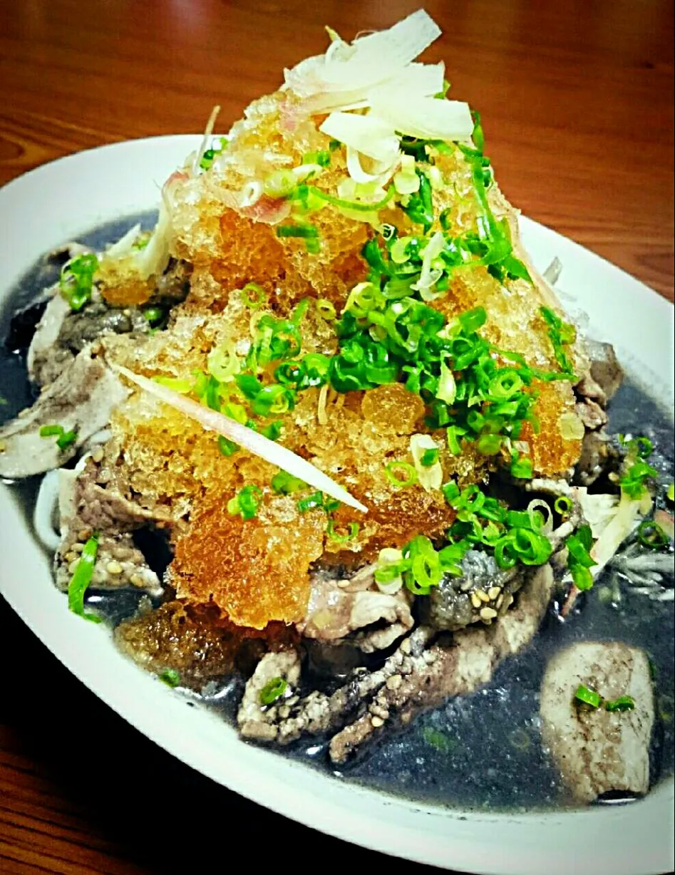 シャリシャリ出汁氷のっけ♪♪茄子と豚肉のひんやり黒ごまうどん╭(･ิㅂ･ิ)╮╰(･ิㅂ･ิ)╯╭(･ิㅂ･ิ)╮|Yukiさん