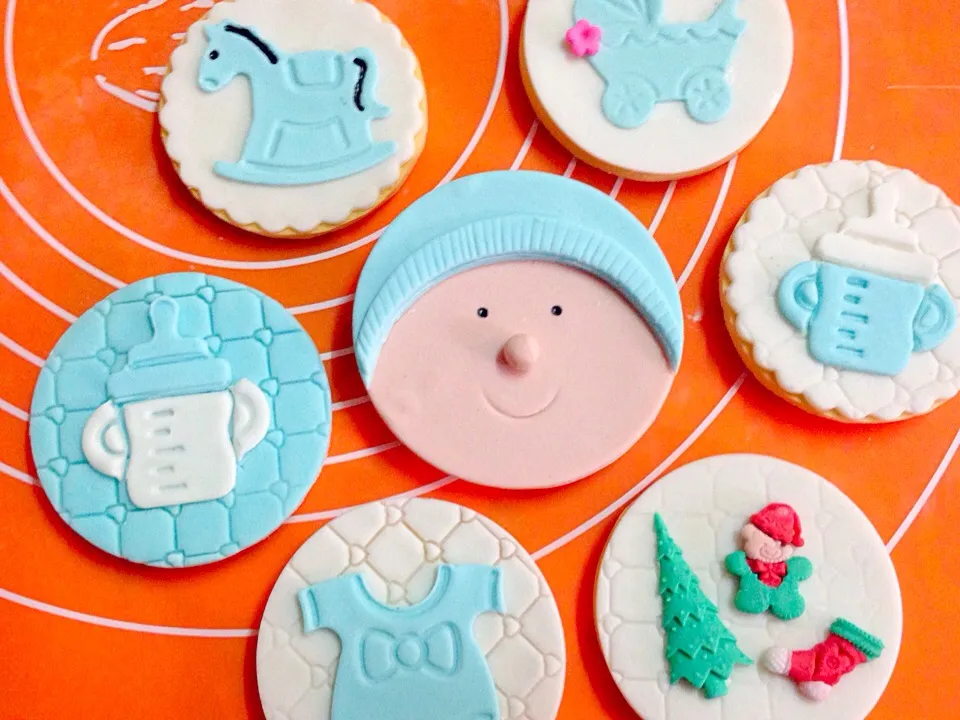 Baby shower cookies|Berrysweetさん