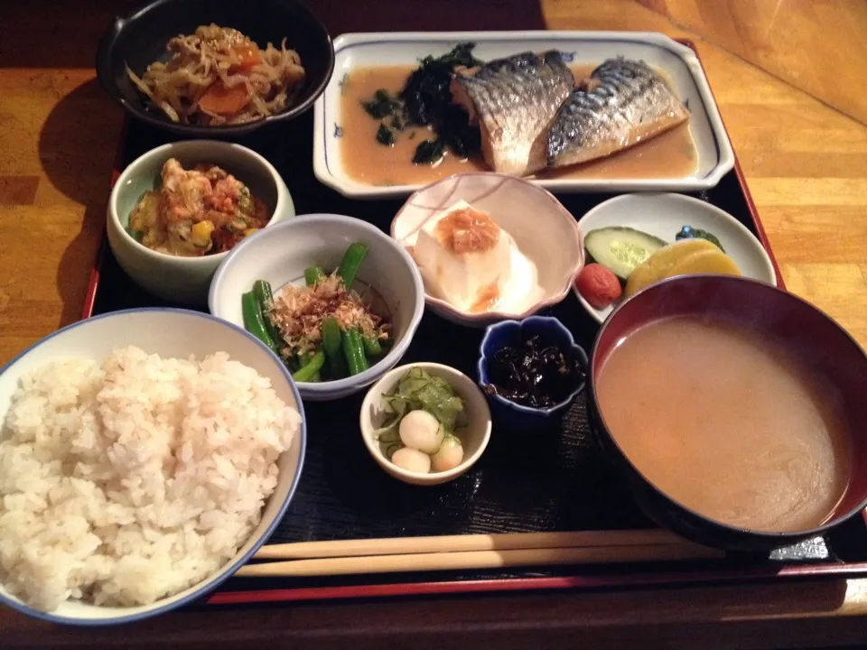 鯖味噌定食|おっちさん