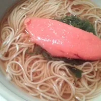 Snapdishの料理写真:たらこめかぶにゅうめん♡|Seee.さん