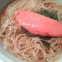 たらこめかぶにゅうめん♡