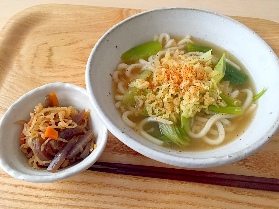 ハイカラうどん、切り干し大根煮✧*|Makiさん