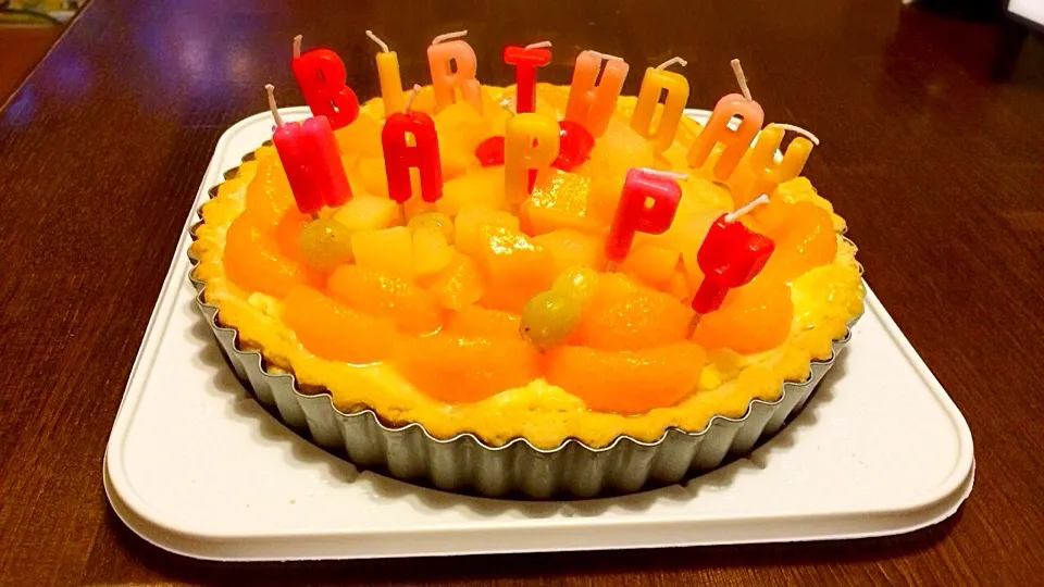 高校生の娘が作りました。フルーツタルト(^^)|ゆうみん（4人の母ちゃん）さん