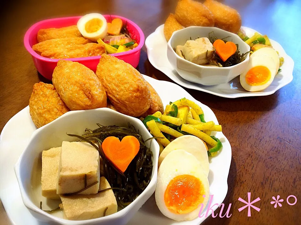 お弁当と置きランチ♡|いく❤️さん