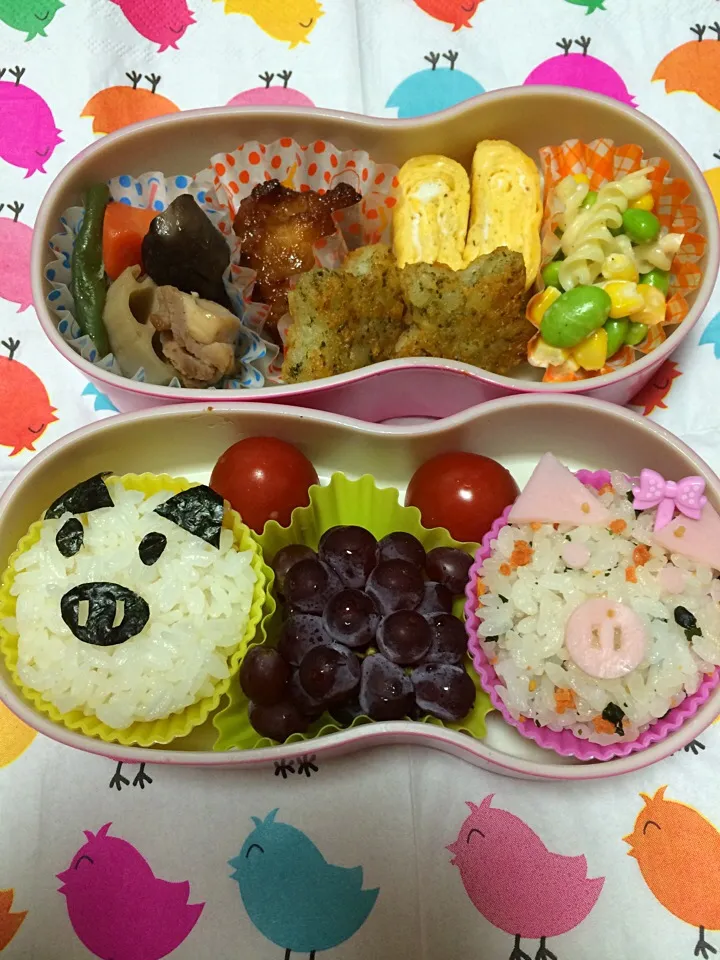 ブタ時々ぶた弁当|こむぎさん