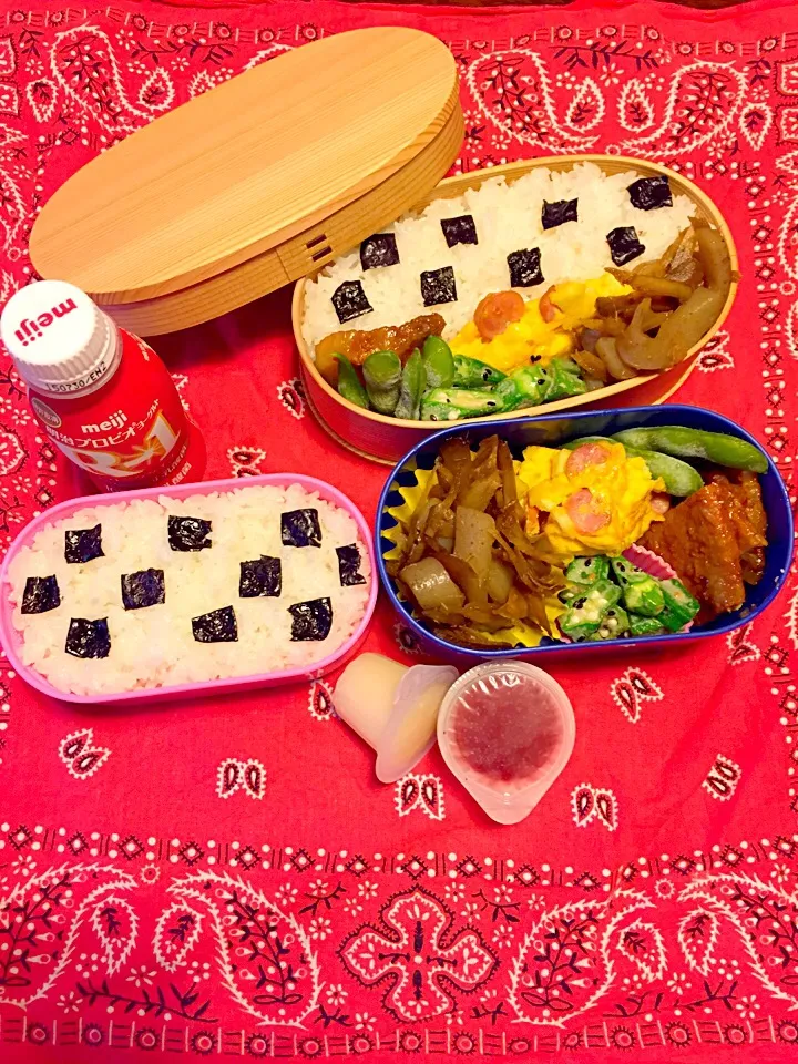 Snapdishの料理写真:市大会2日目‼️決戦の日の応援お弁当꒰ ♡´∀`♡ ꒱|さくたえさん