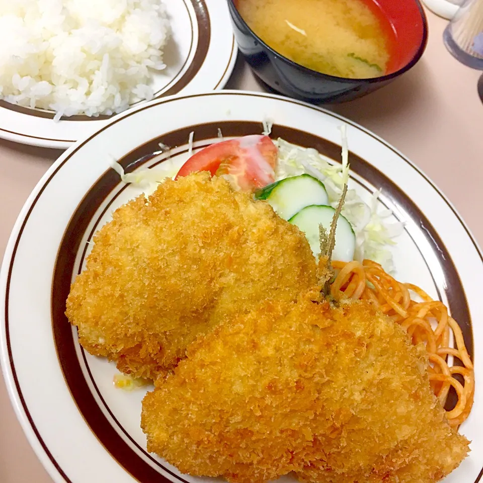 アジフライ定食|中野忠さん