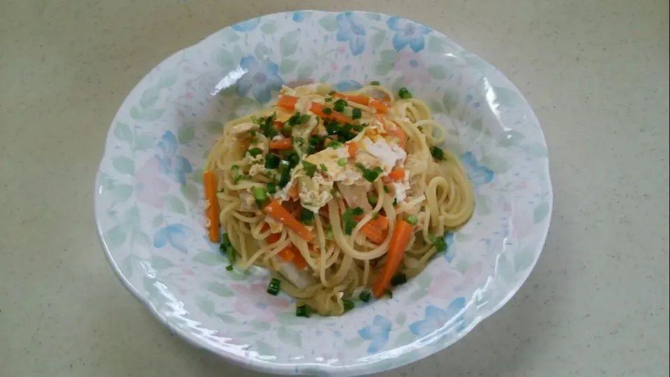 野菜とたまごのパスタ♪|takaponさん